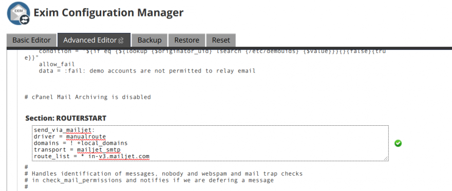 Setting Up Exim At Cpanel Whm With Mailjet Hossam Elshahawi