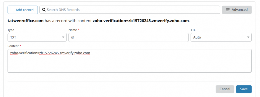 zoho mail convert user to group